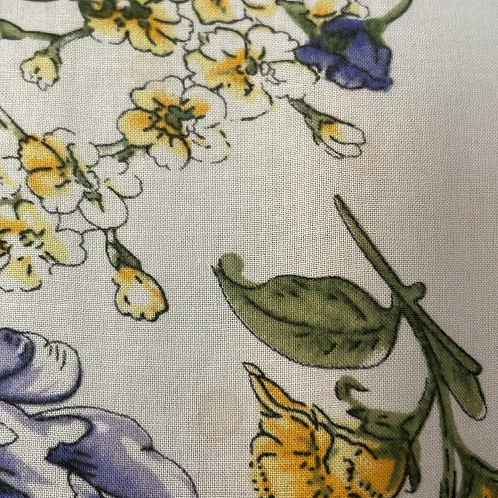3 for $25! Anne Carson Floral‎ Ruffle Women Top, size Small - Picture 8 of 9